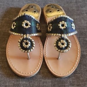 Jacks Plaid Thong Sandal